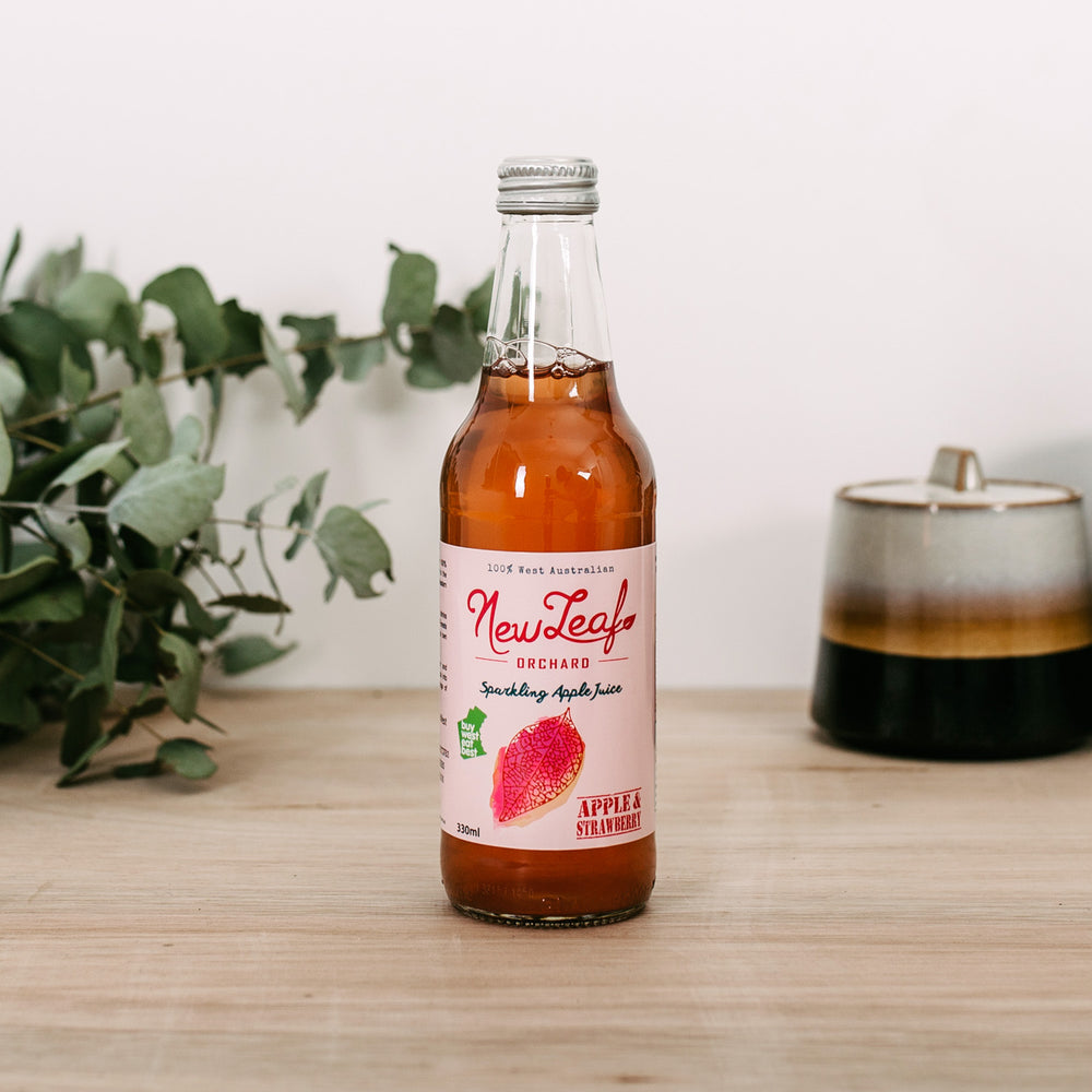 Sparkling Apple & Strawberry Juice - 12 x 330ml
