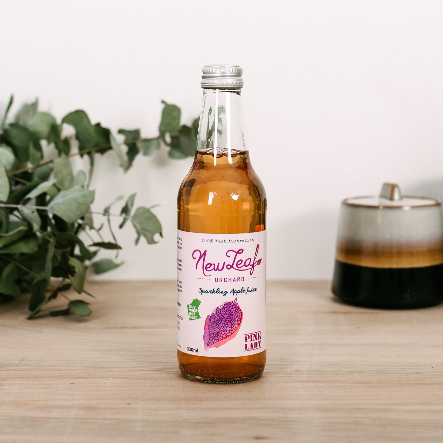 Sparkling Pink Lady Juice